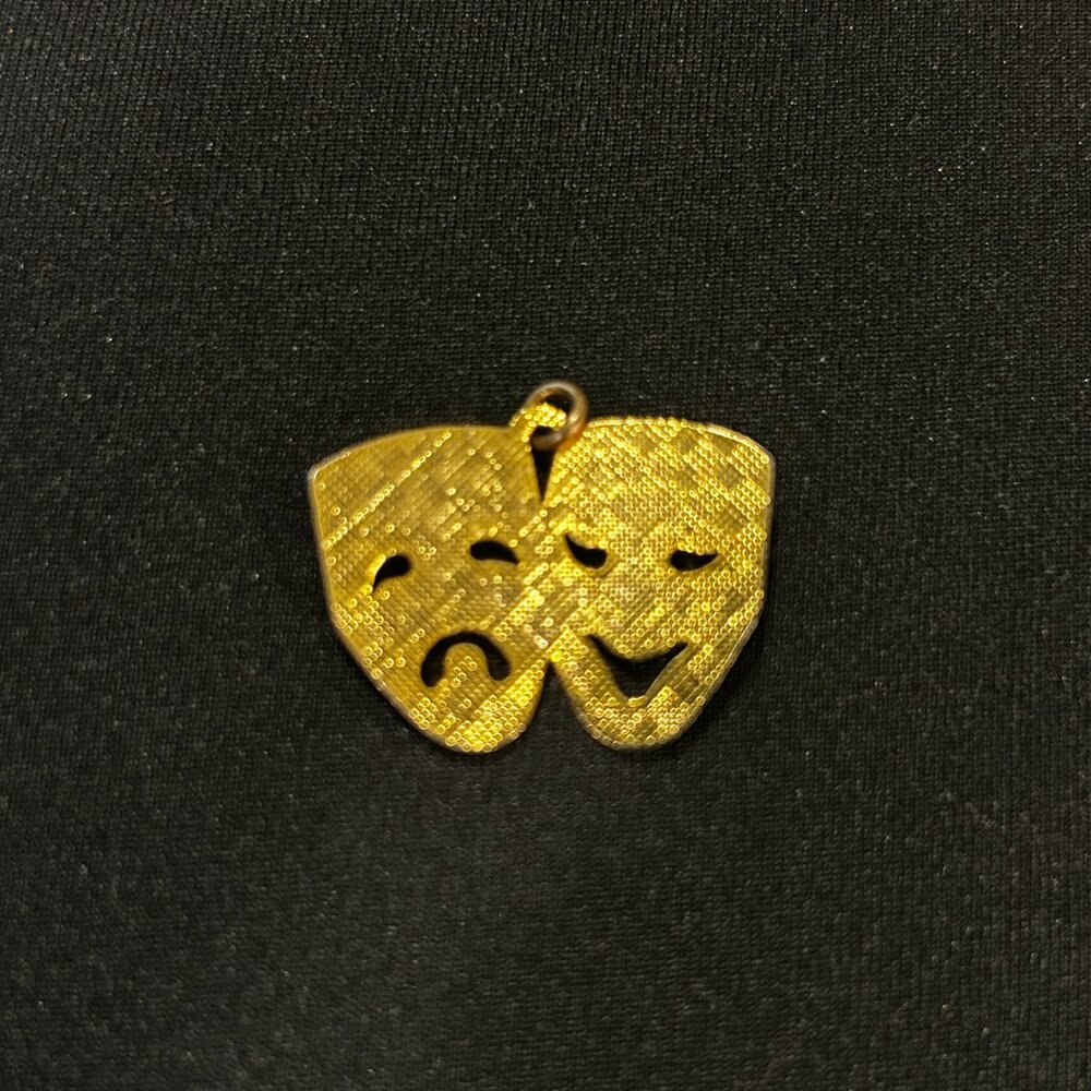 Enamel Mask Pendant - Picture 2 of 2